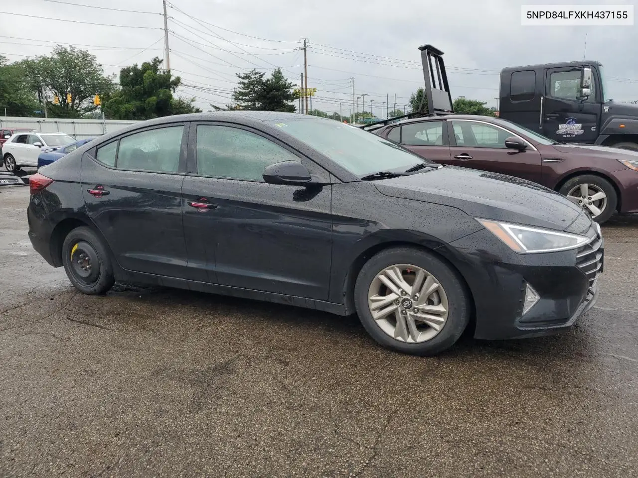 2019 Hyundai Elantra Sel VIN: 5NPD84LFXKH437155 Lot: 63036755