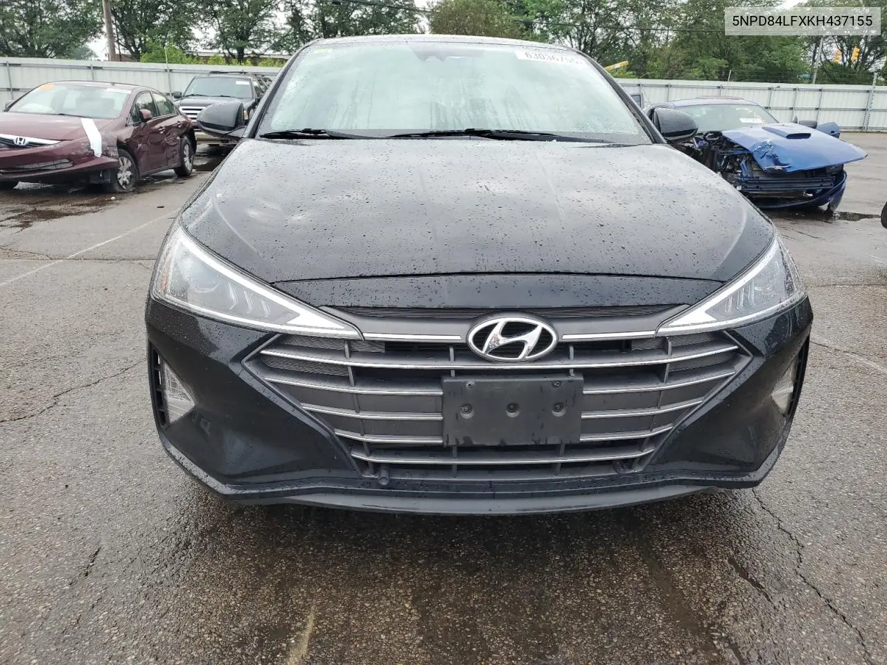 2019 Hyundai Elantra Sel VIN: 5NPD84LFXKH437155 Lot: 63036755
