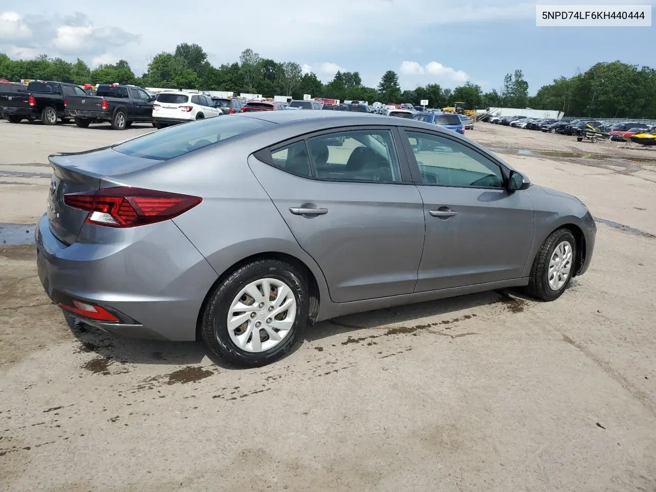 2019 Hyundai Elantra Se VIN: 5NPD74LF6KH440444 Lot: 63079905