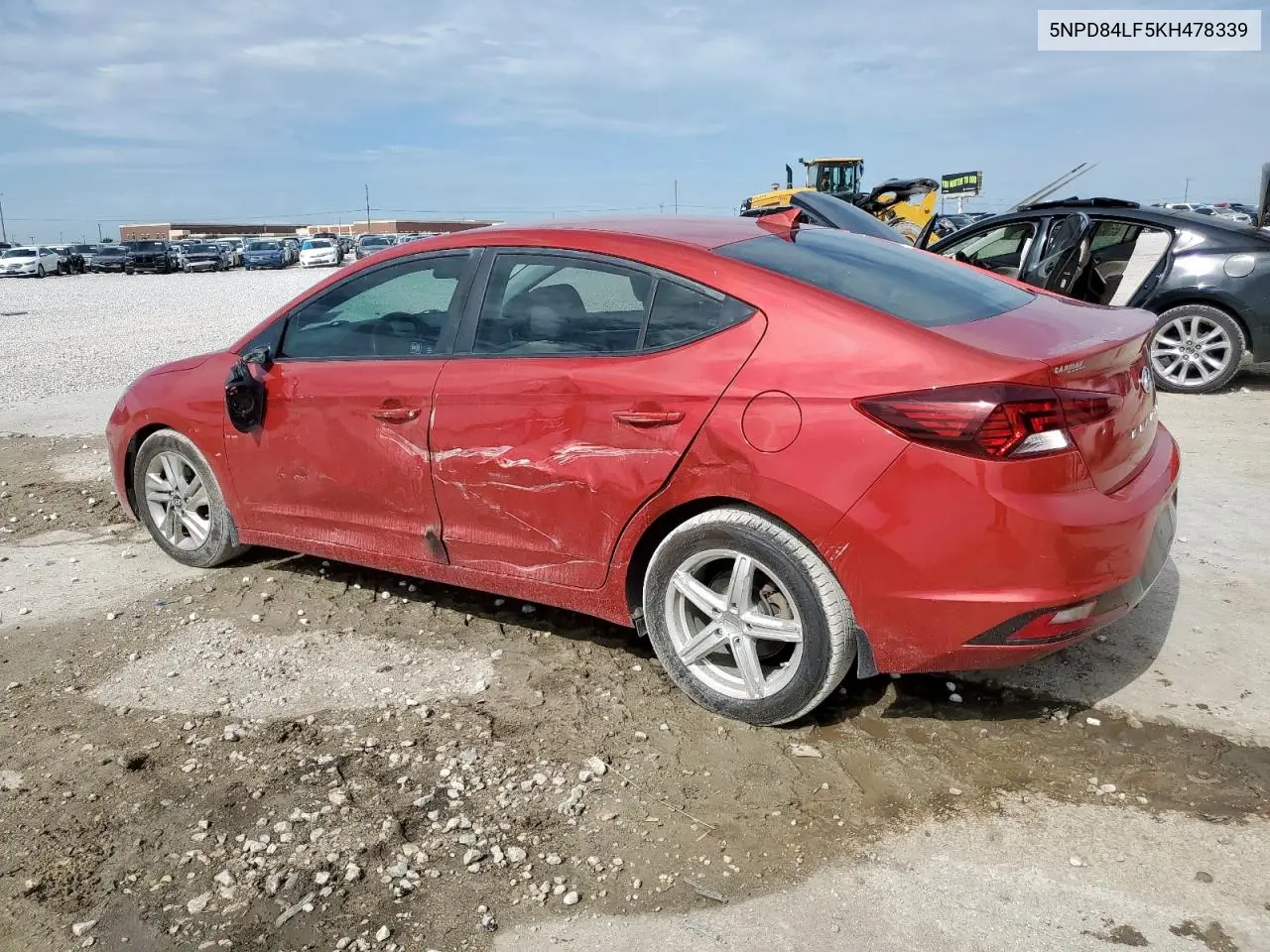 2019 Hyundai Elantra Sel VIN: 5NPD84LF5KH478339 Lot: 63086145