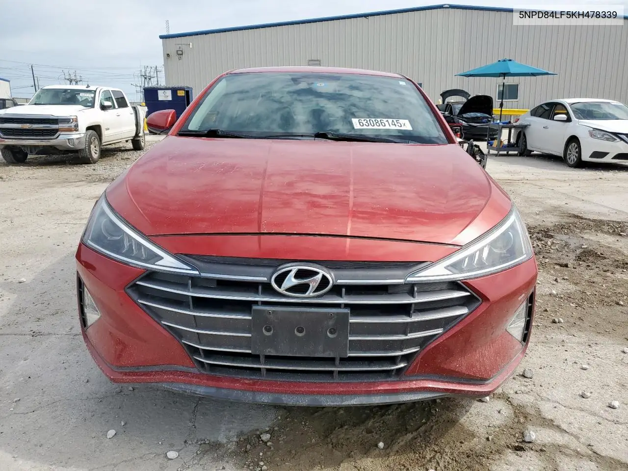 2019 Hyundai Elantra Sel VIN: 5NPD84LF5KH478339 Lot: 63086145