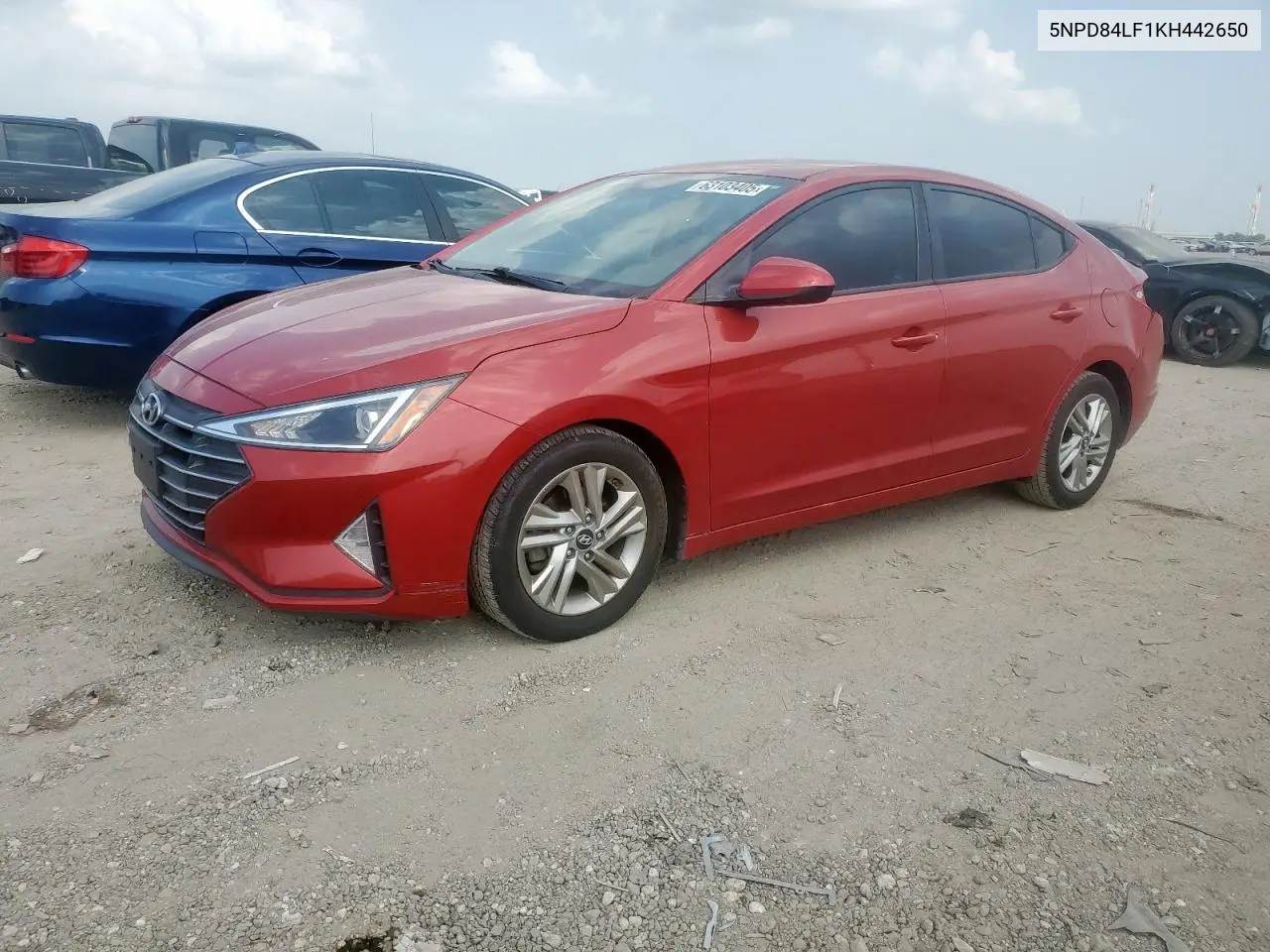 2019 Hyundai Elantra Sel VIN: 5NPD84LF1KH442650 Lot: 63103405