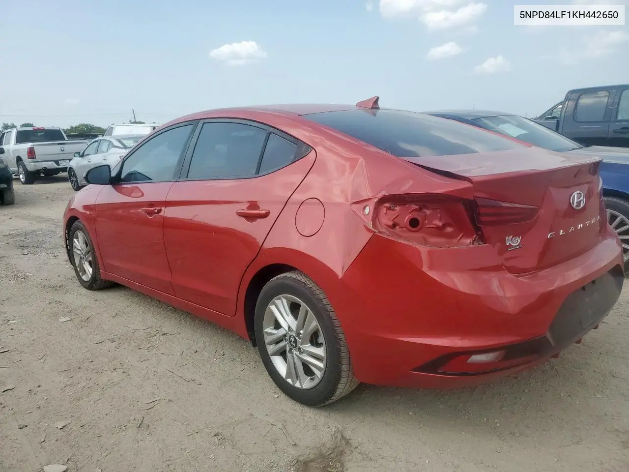 2019 Hyundai Elantra Sel VIN: 5NPD84LF1KH442650 Lot: 63103405