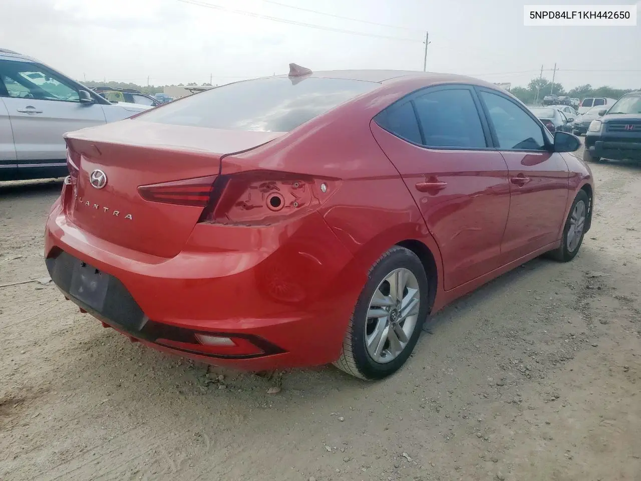 2019 Hyundai Elantra Sel VIN: 5NPD84LF1KH442650 Lot: 63103405