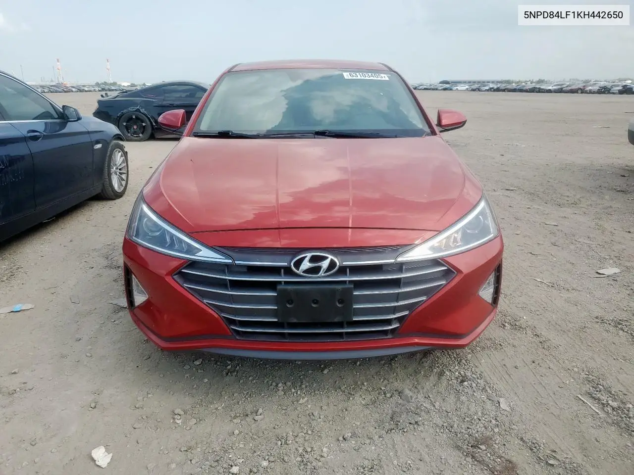 2019 Hyundai Elantra Sel VIN: 5NPD84LF1KH442650 Lot: 63103405