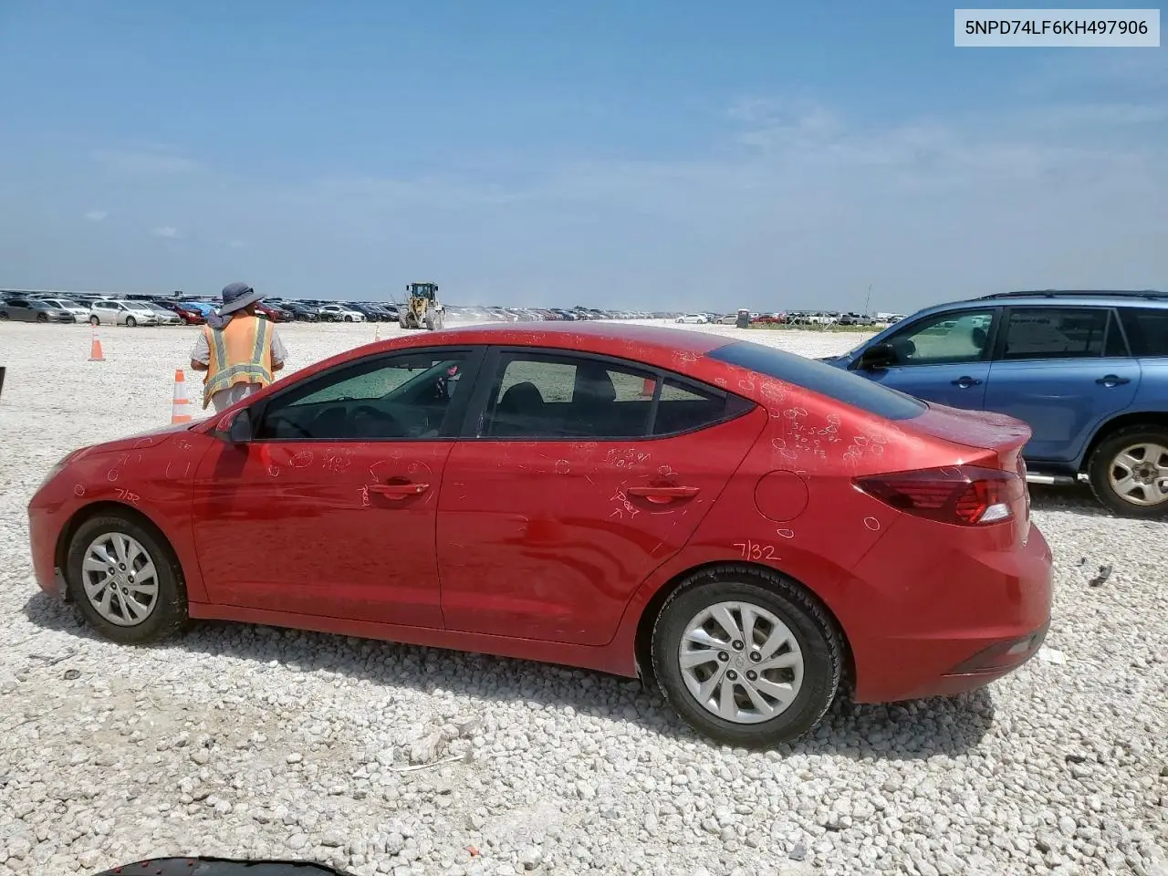 2019 Hyundai Elantra Se VIN: 5NPD74LF6KH497906 Lot: 63308815