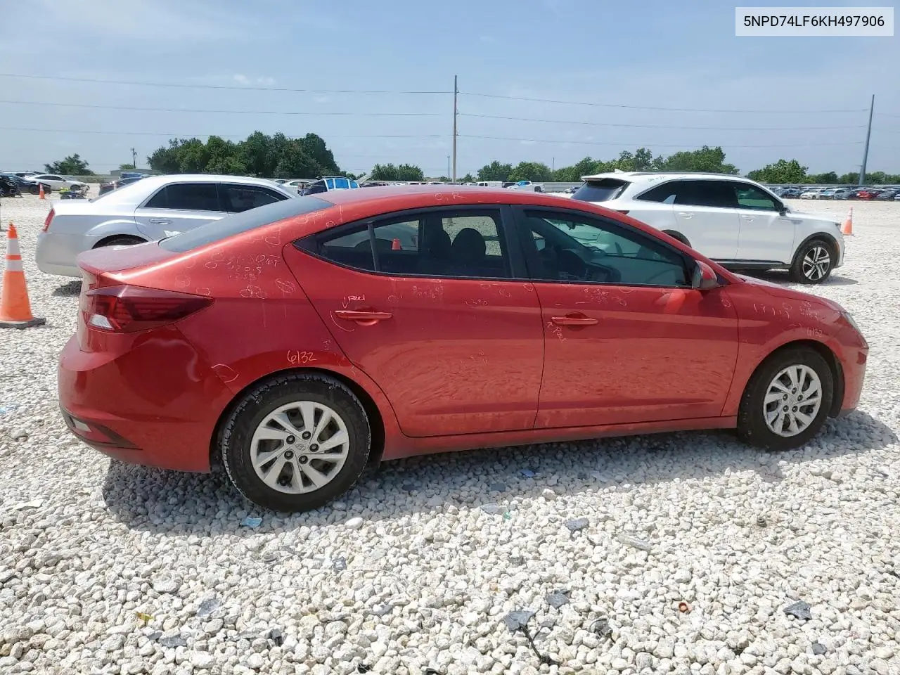 2019 Hyundai Elantra Se VIN: 5NPD74LF6KH497906 Lot: 63308815