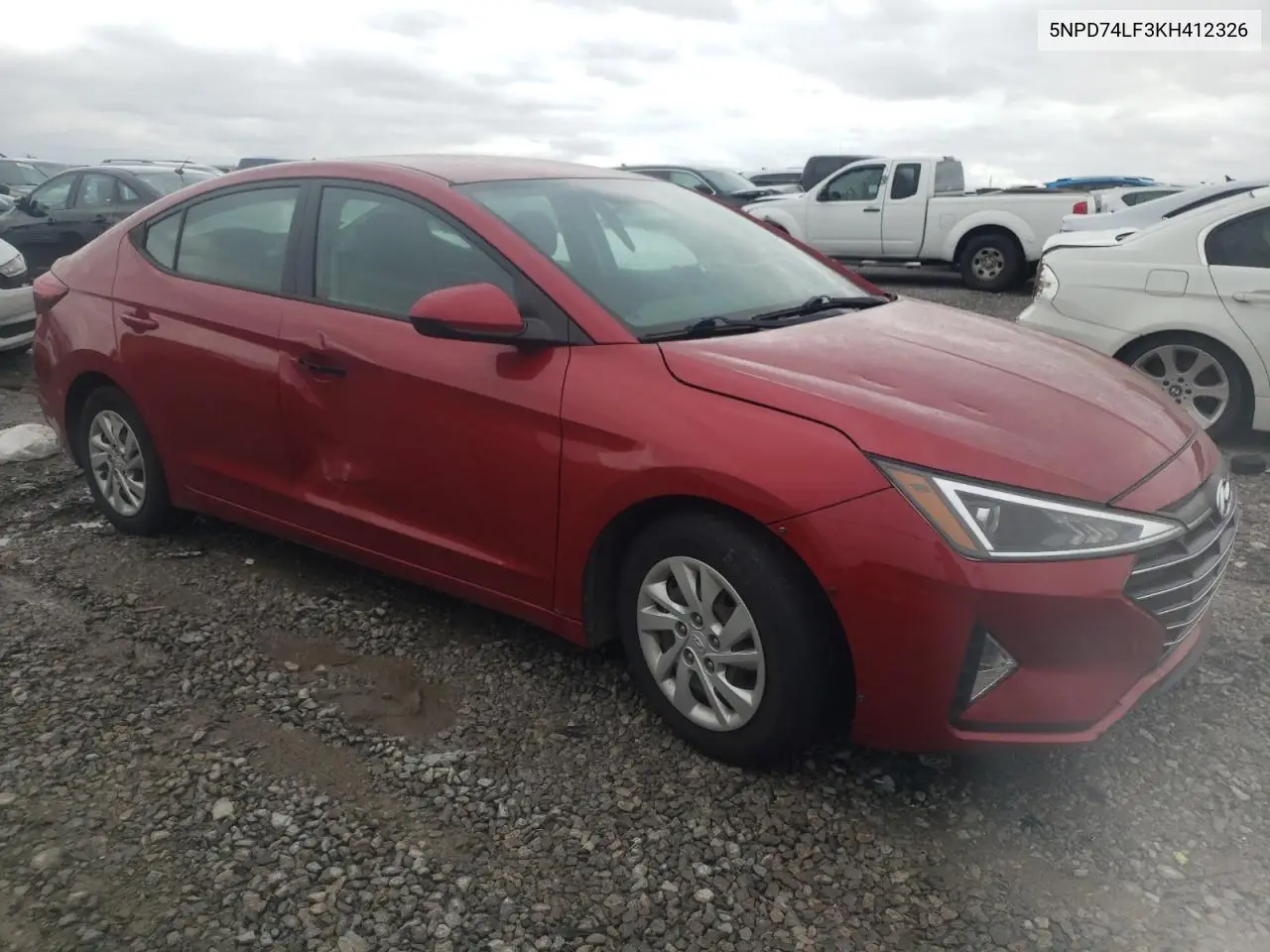 2019 Hyundai Elantra Se VIN: 5NPD74LF3KH412326 Lot: 80569534