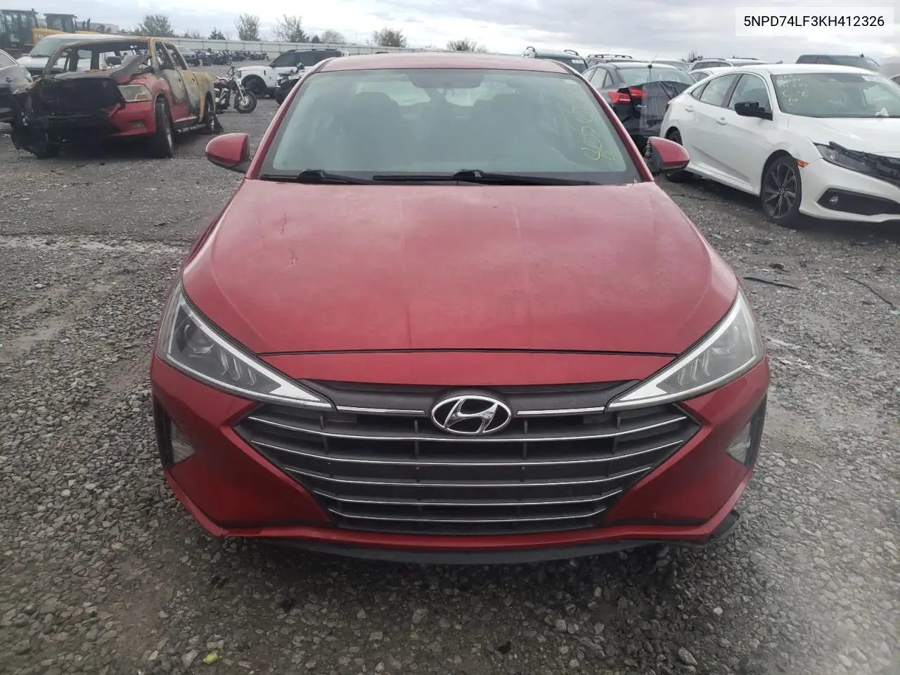2019 Hyundai Elantra Se VIN: 5NPD74LF3KH412326 Lot: 80569534