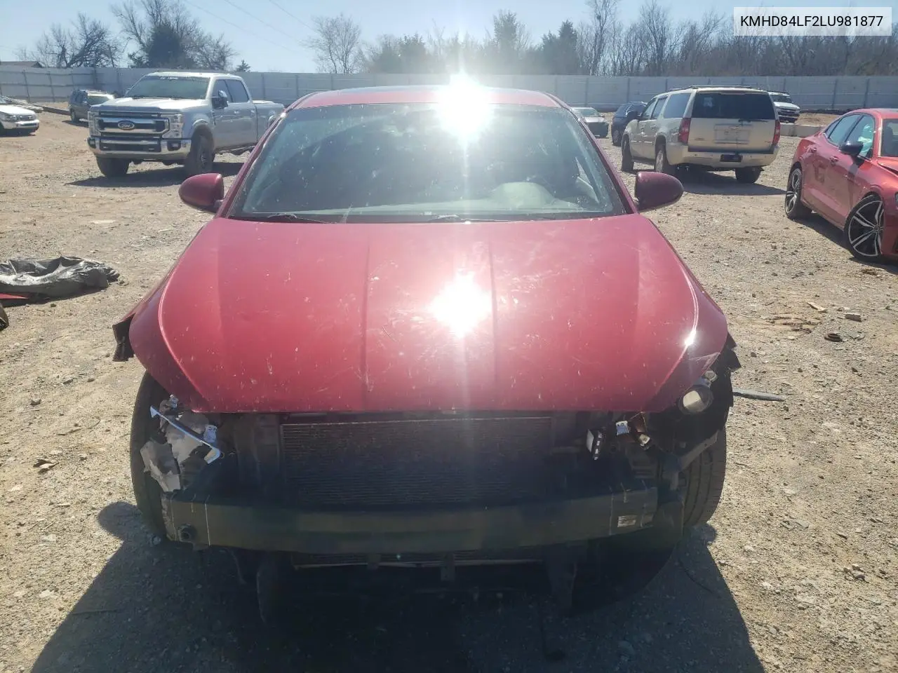 2020 Hyundai Elantra Sel VIN: KMHD84LF2LU981877 Lot: 48427145