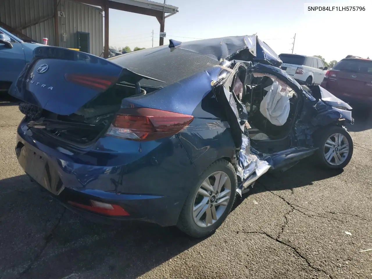2020 Hyundai Elantra Sel VIN: 5NPD84LF1LH575796 Lot: 56185585