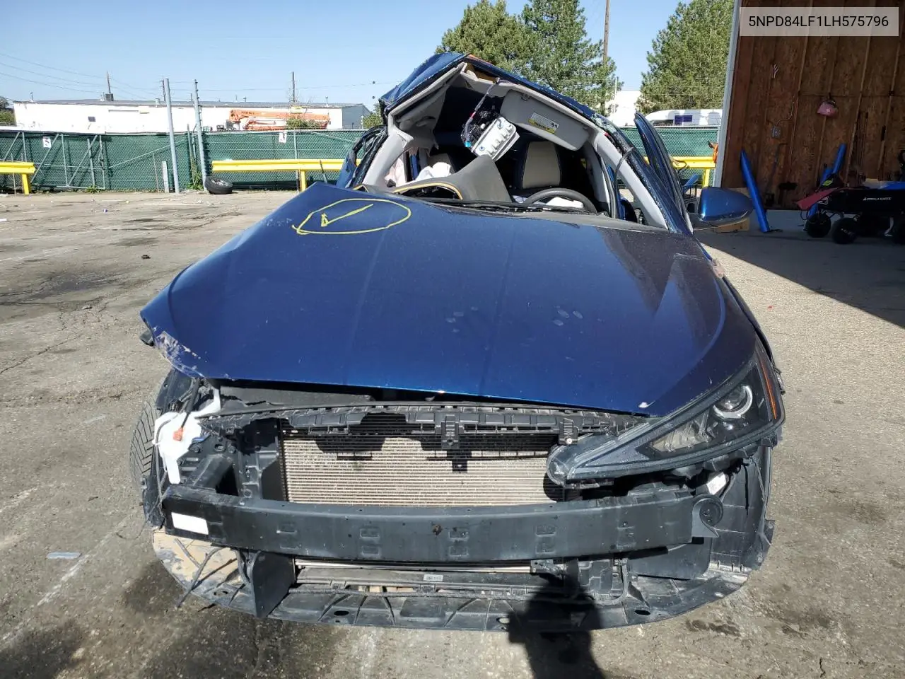 2020 Hyundai Elantra Sel VIN: 5NPD84LF1LH575796 Lot: 56185585