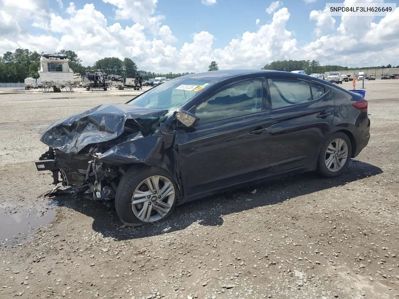 2020 Hyundai Elantra Sel VIN: 5NPD84LF3LH626649 Lot: 56235035