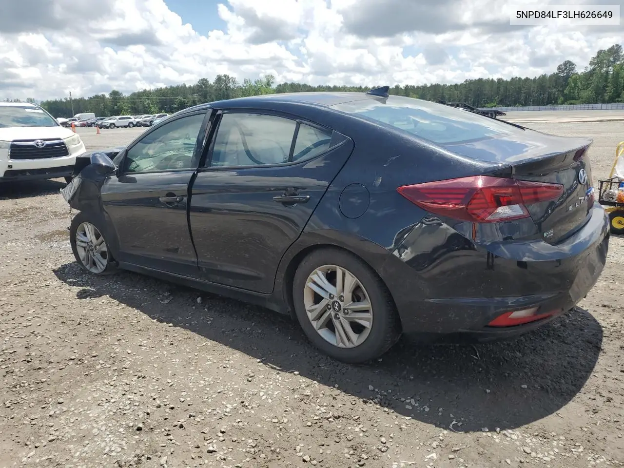 2020 Hyundai Elantra Sel VIN: 5NPD84LF3LH626649 Lot: 56235035