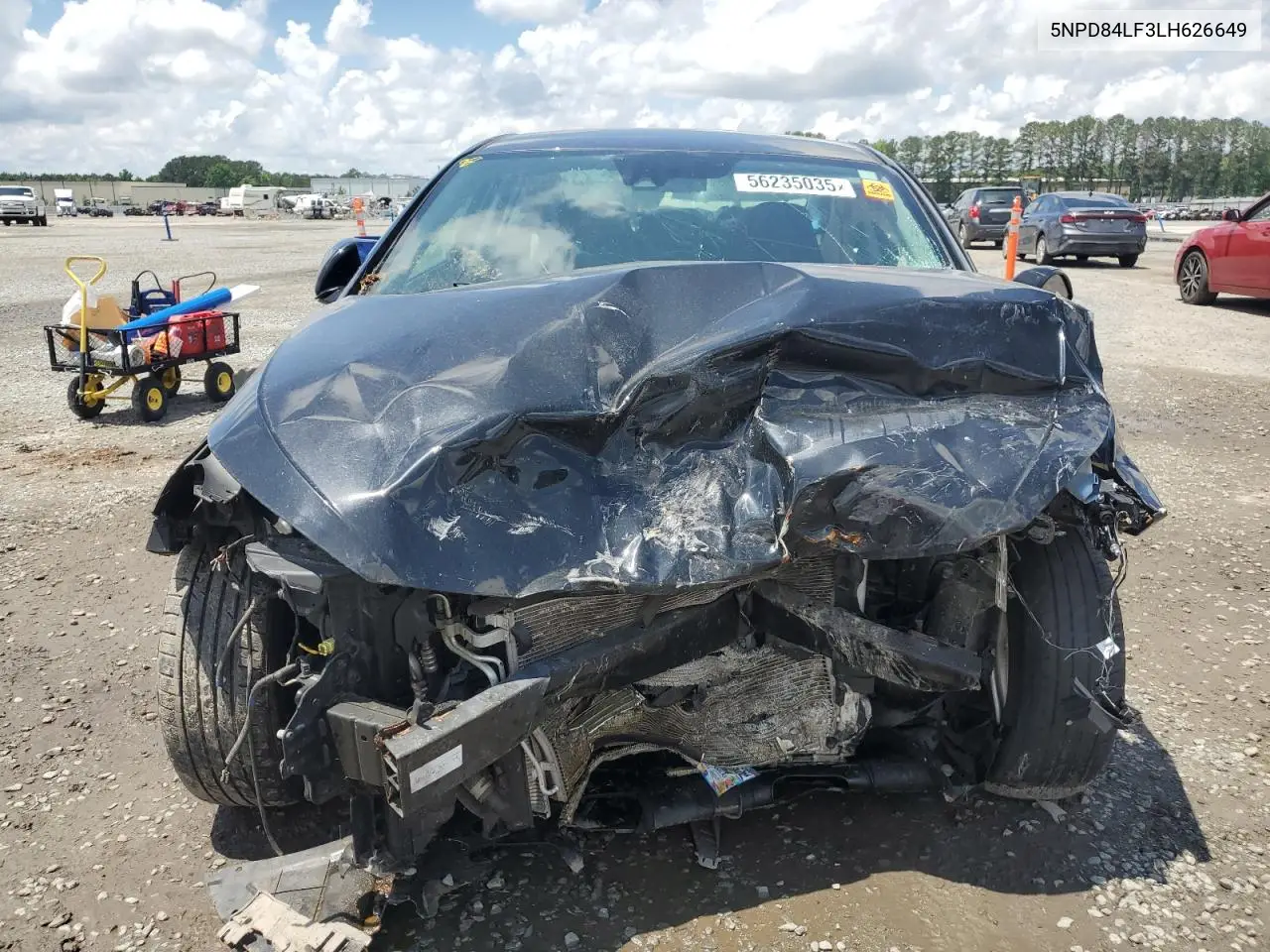 2020 Hyundai Elantra Sel VIN: 5NPD84LF3LH626649 Lot: 56235035
