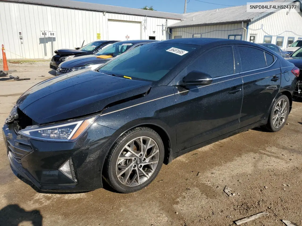 2020 Hyundai Elantra Sel VIN: 5NPD84LF4LH524177 Lot: 56481695