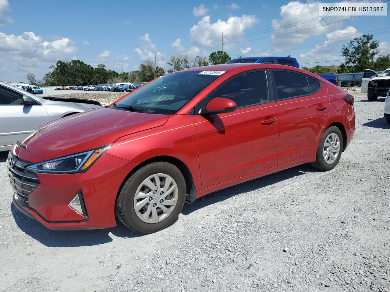 2020 Hyundai Elantra Se VIN: 5NPD74LF8LH513587 Lot: 56713585
