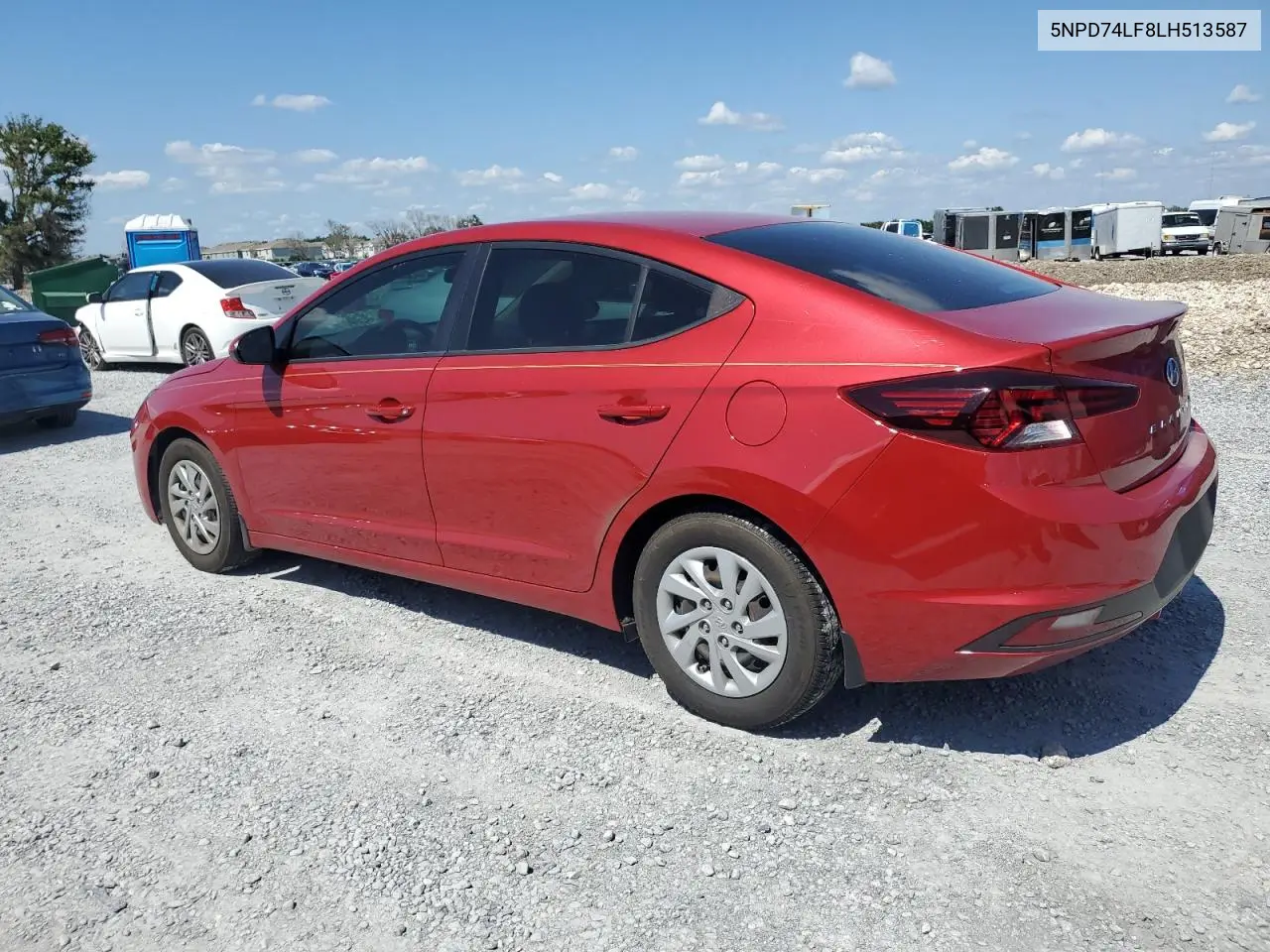 2020 Hyundai Elantra Se VIN: 5NPD74LF8LH513587 Lot: 56713585