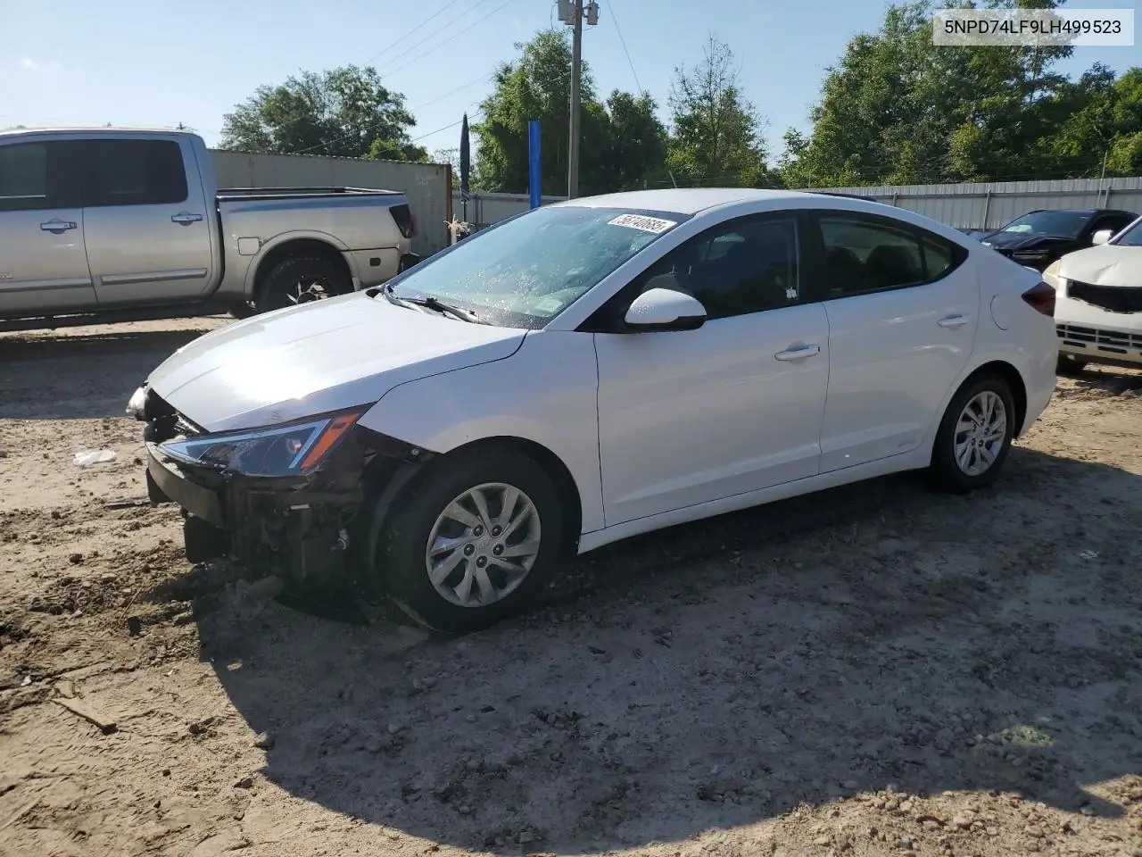 2020 Hyundai Elantra Se VIN: 5NPD74LF9LH499523 Lot: 56740685