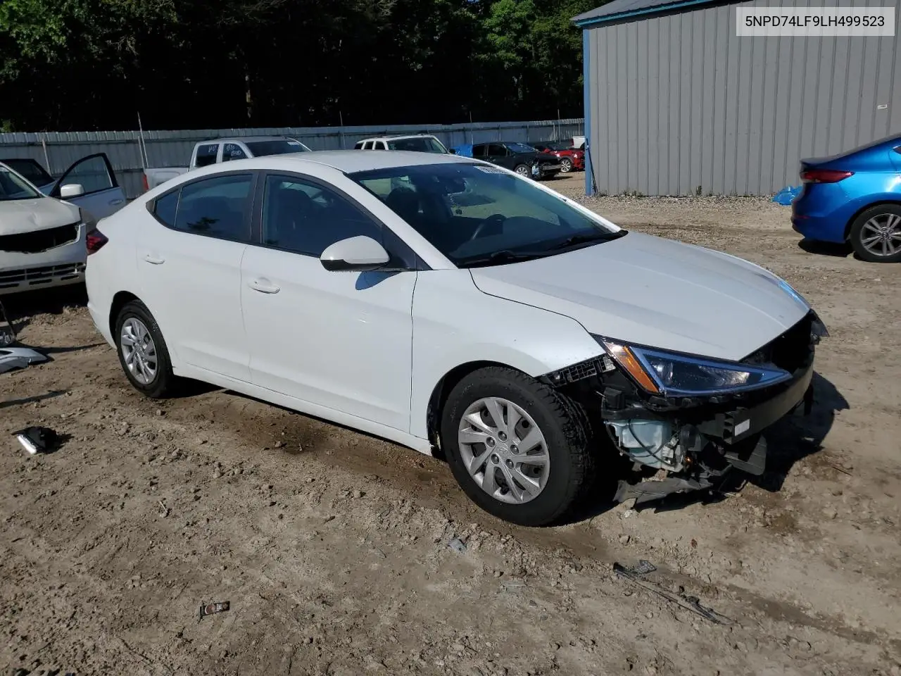 2020 Hyundai Elantra Se VIN: 5NPD74LF9LH499523 Lot: 56740685