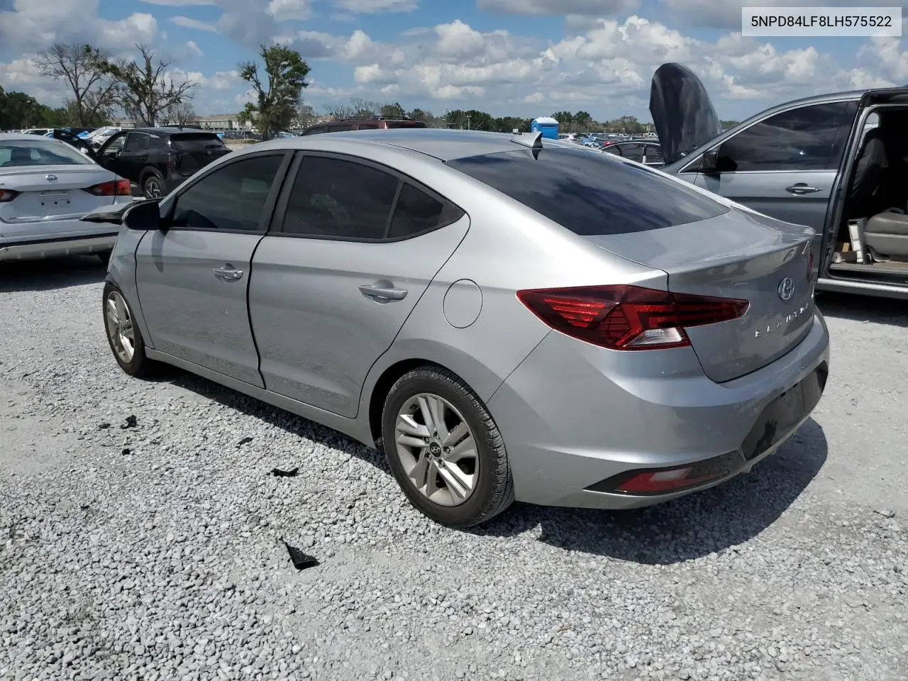 2020 Hyundai Elantra Sel VIN: 5NPD84LF8LH575522 Lot: 56884575