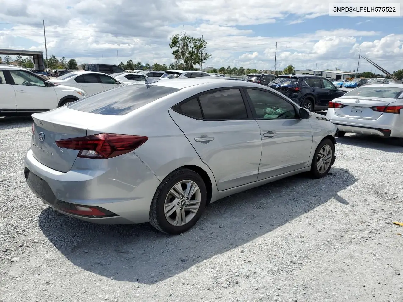 2020 Hyundai Elantra Sel VIN: 5NPD84LF8LH575522 Lot: 56884575