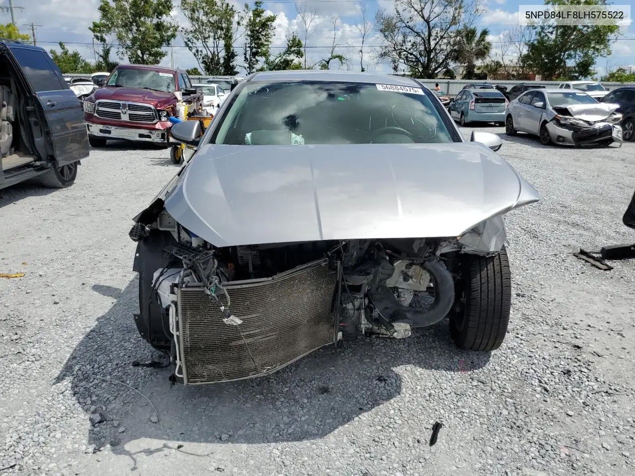 2020 Hyundai Elantra Sel VIN: 5NPD84LF8LH575522 Lot: 56884575