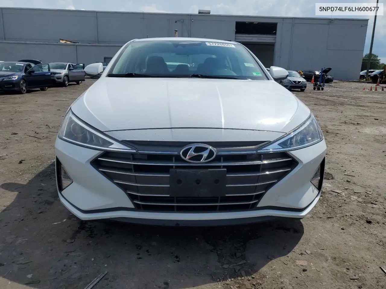 2020 Hyundai Elantra Se VIN: 5NPD74LF6LH600677 Lot: 57226855