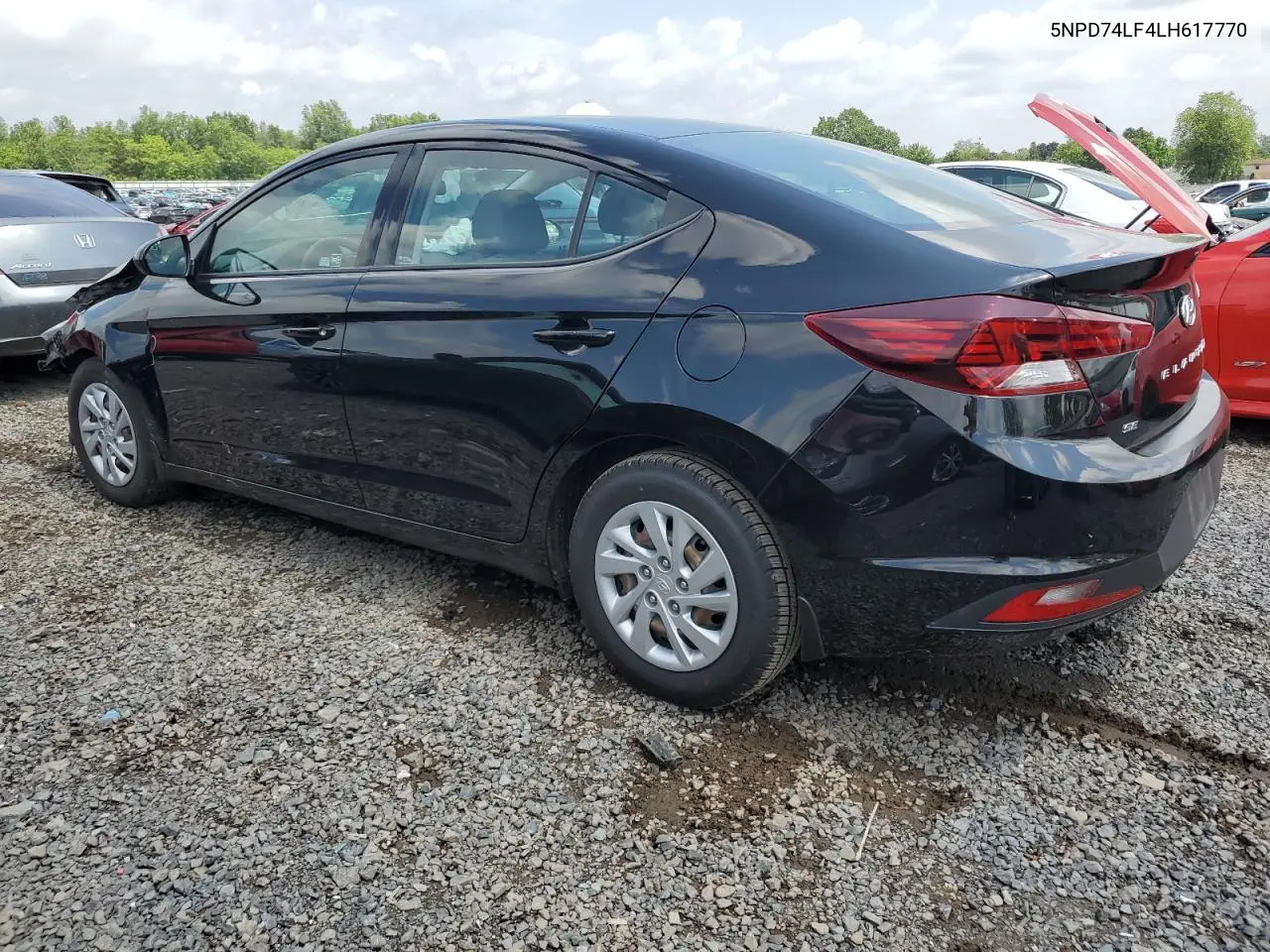 2020 Hyundai Elantra Se VIN: 5NPD74LF4LH617770 Lot: 58924665