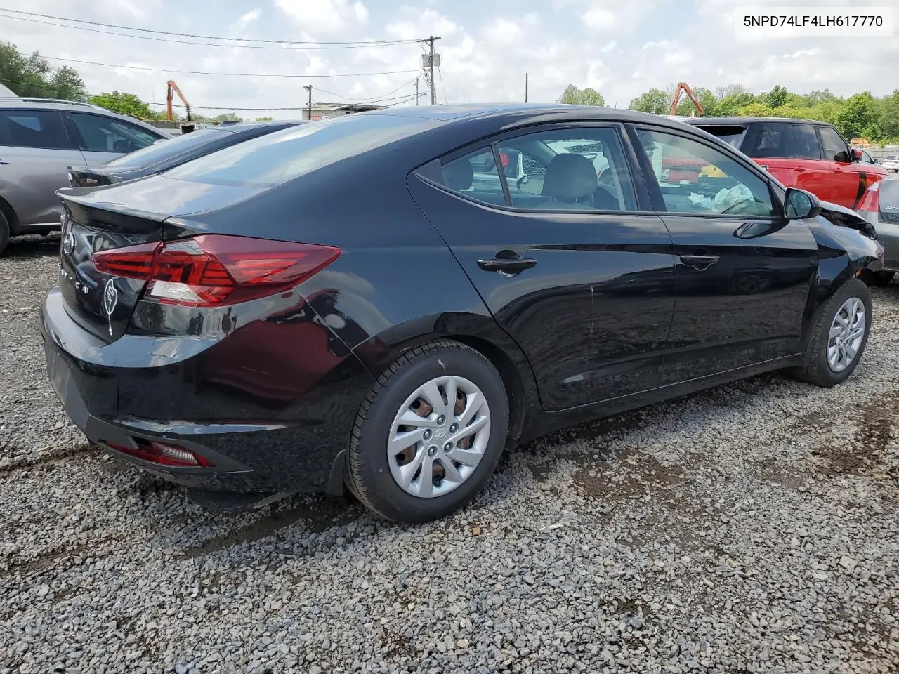 2020 Hyundai Elantra Se VIN: 5NPD74LF4LH617770 Lot: 58924665