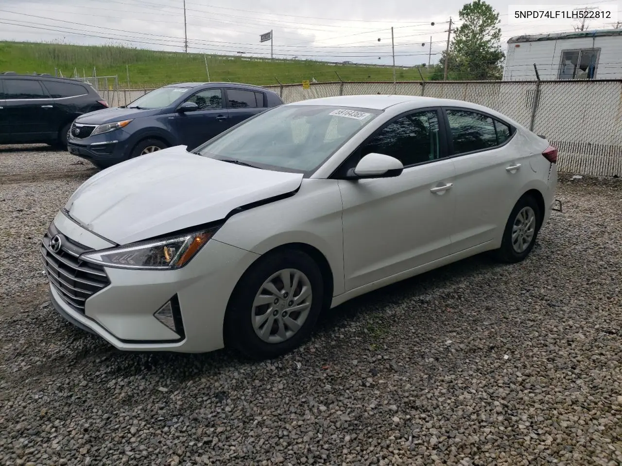 2020 Hyundai Elantra Se VIN: 5NPD74LF1LH522812 Lot: 59164365