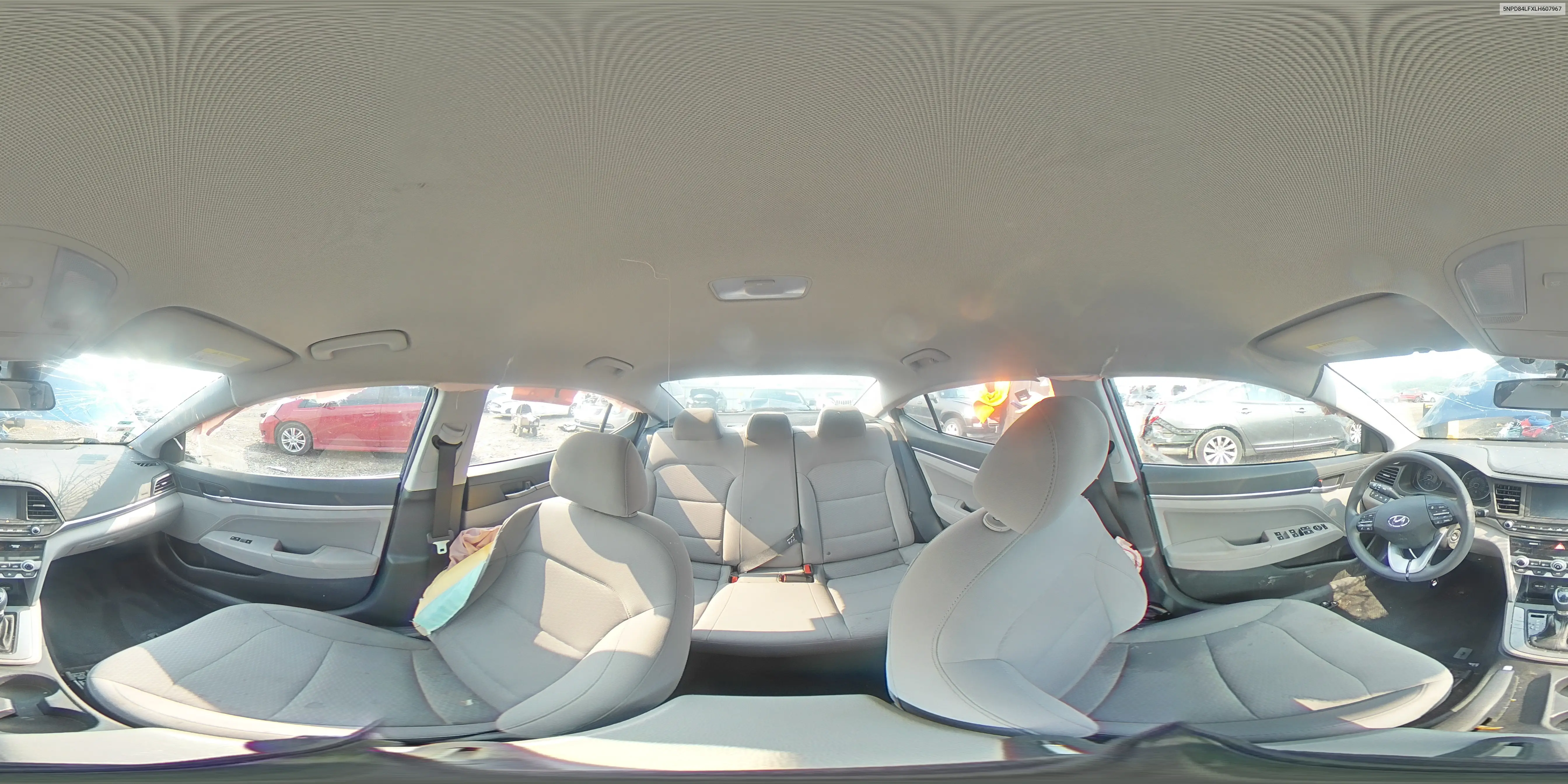 2020 Hyundai Elantra Sel VIN: 5NPD84LFXLH607967 Lot: 59491205