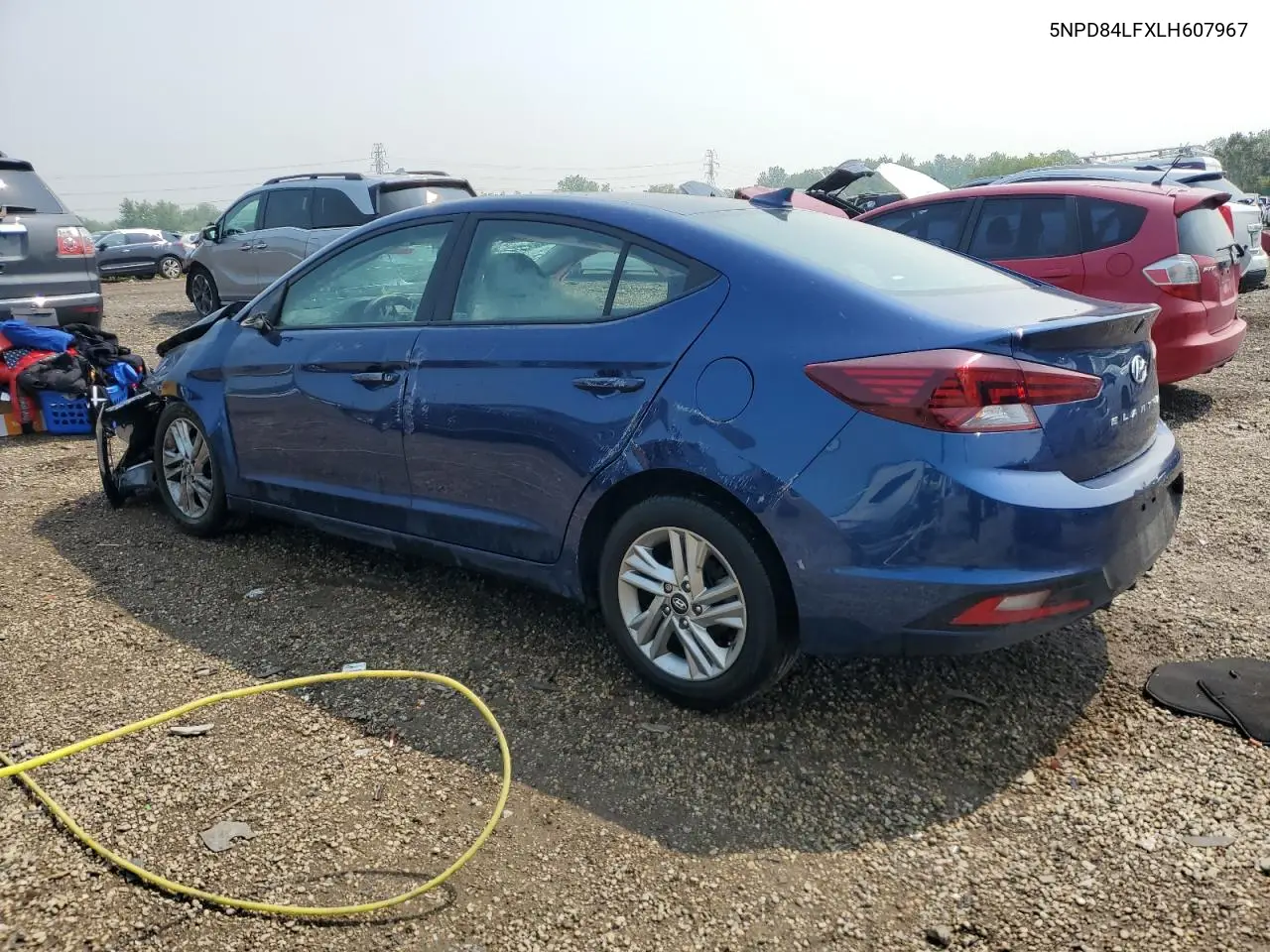 2020 Hyundai Elantra Sel VIN: 5NPD84LFXLH607967 Lot: 59491205