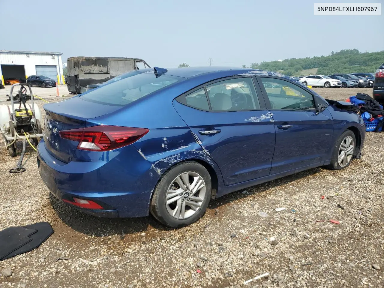 2020 Hyundai Elantra Sel VIN: 5NPD84LFXLH607967 Lot: 59491205