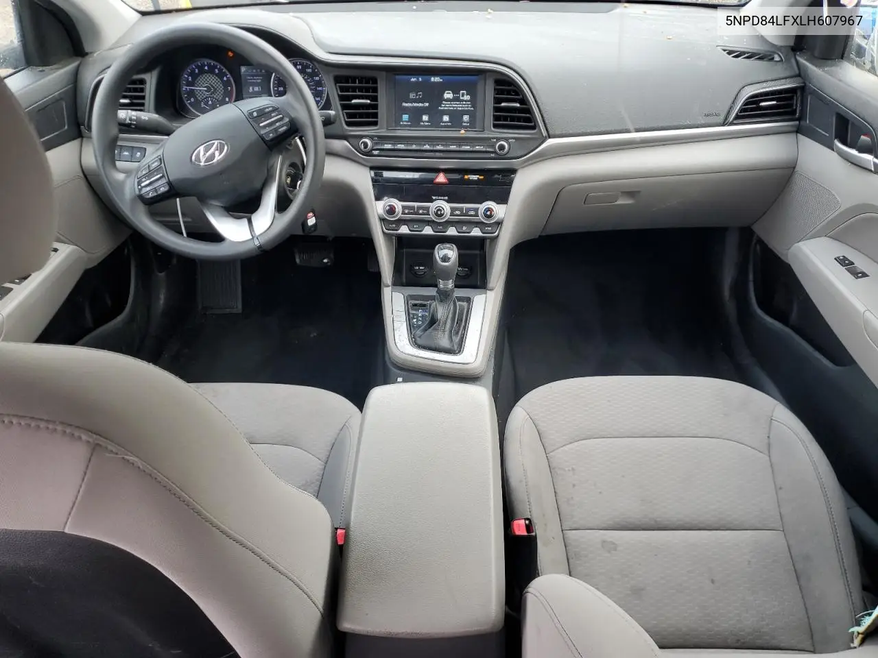 2020 Hyundai Elantra Sel VIN: 5NPD84LFXLH607967 Lot: 59491205