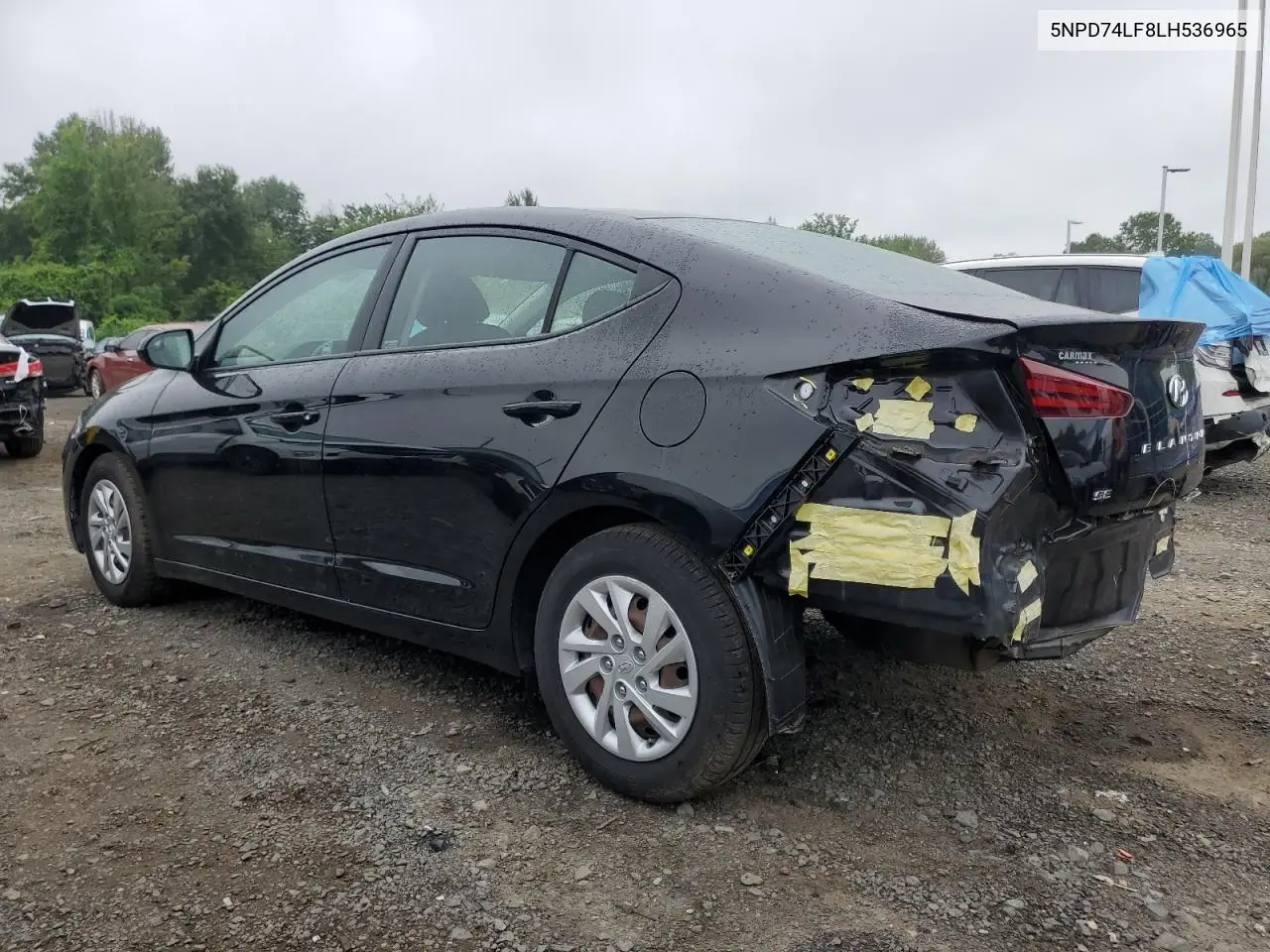 2020 Hyundai Elantra Se VIN: 5NPD74LF8LH536965 Lot: 61025585