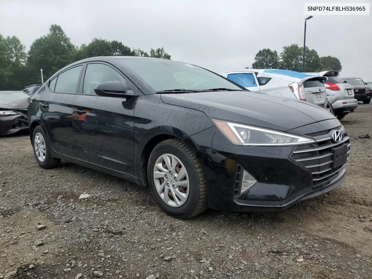 2020 Hyundai Elantra Se VIN: 5NPD74LF8LH536965 Lot: 61025585