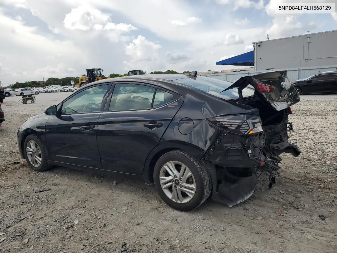 2020 Hyundai Elantra Sel VIN: 5NPD84LF4LH568129 Lot: 62388005