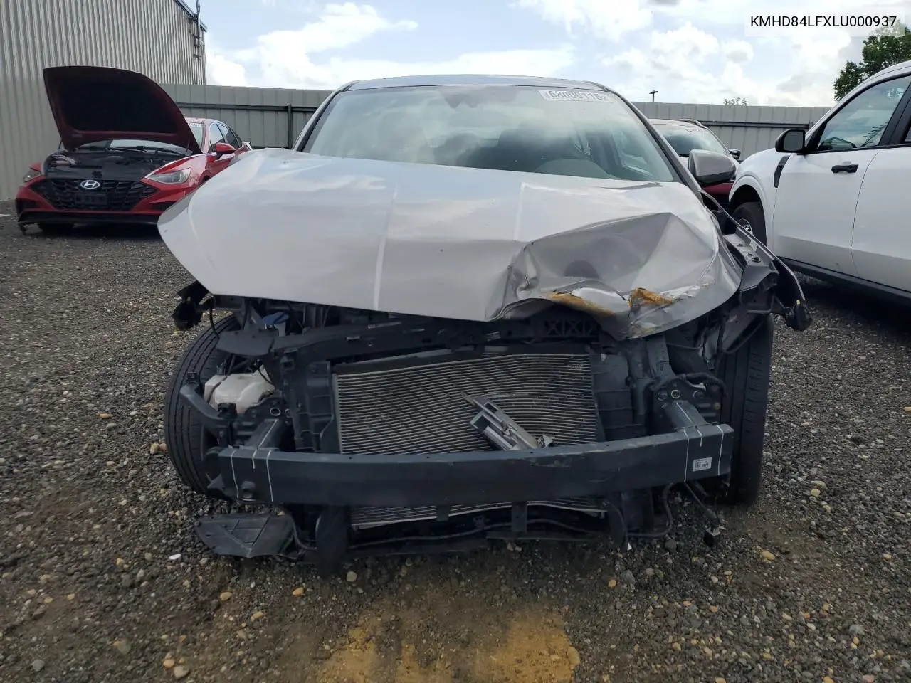 2020 Hyundai Elantra Sel VIN: KMHD84LFXLU000937 Lot: 63008115