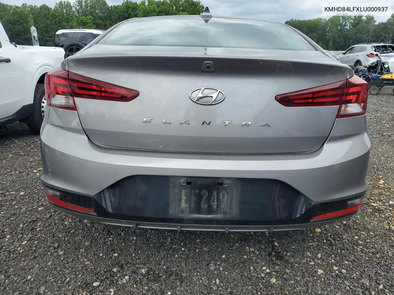 2020 Hyundai Elantra Sel VIN: KMHD84LFXLU000937 Lot: 63008115