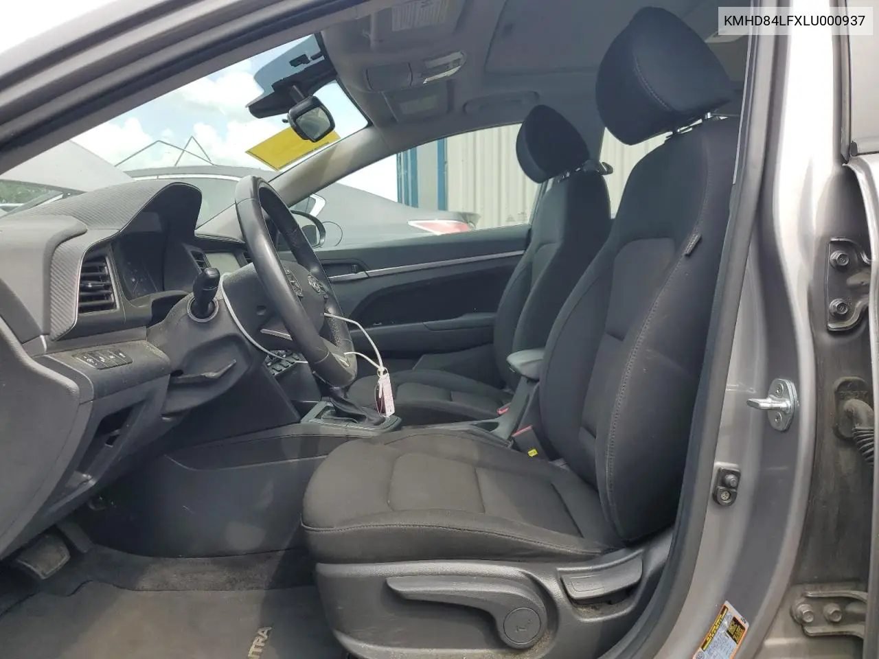 2020 Hyundai Elantra Sel VIN: KMHD84LFXLU000937 Lot: 63008115