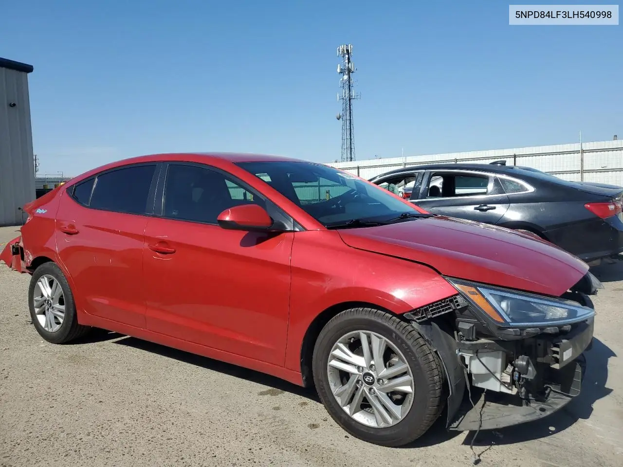 2020 Hyundai Elantra Sel VIN: 5NPD84LF3LH540998 Lot: 63042895