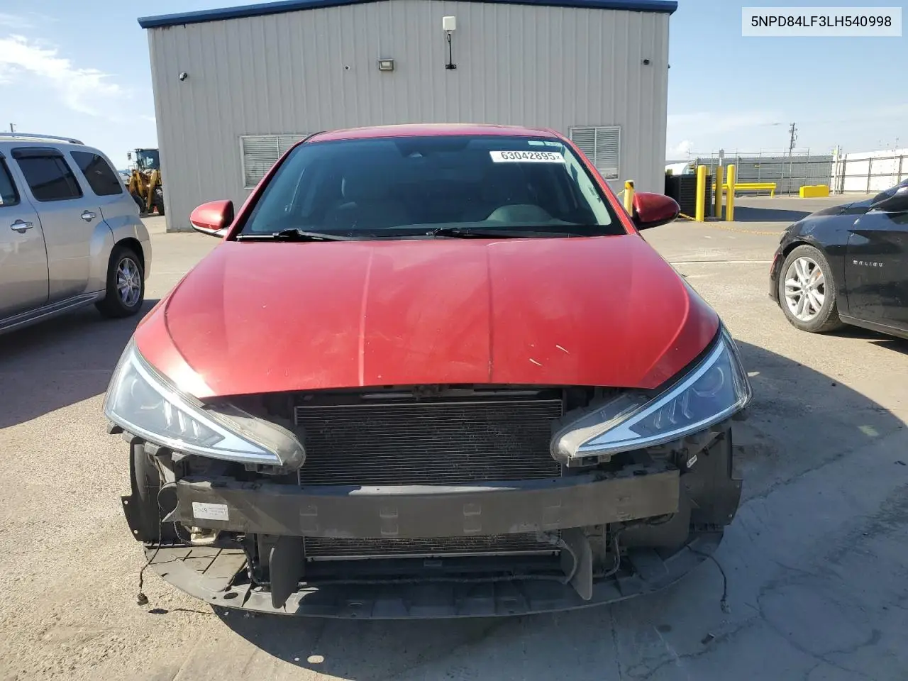 2020 Hyundai Elantra Sel VIN: 5NPD84LF3LH540998 Lot: 63042895