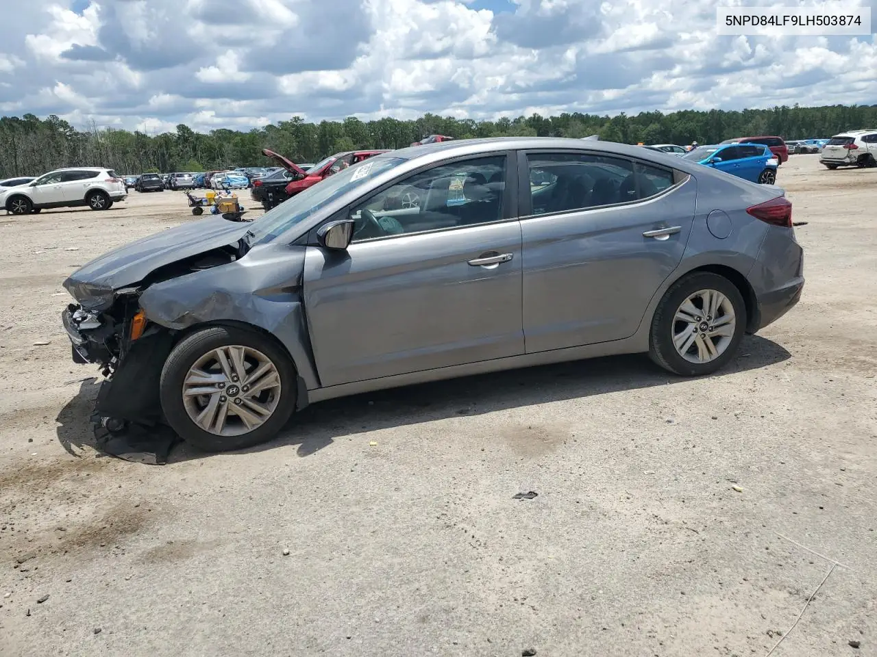 2020 Hyundai Elantra Sel VIN: 5NPD84LF9LH503874 Lot: 63050725
