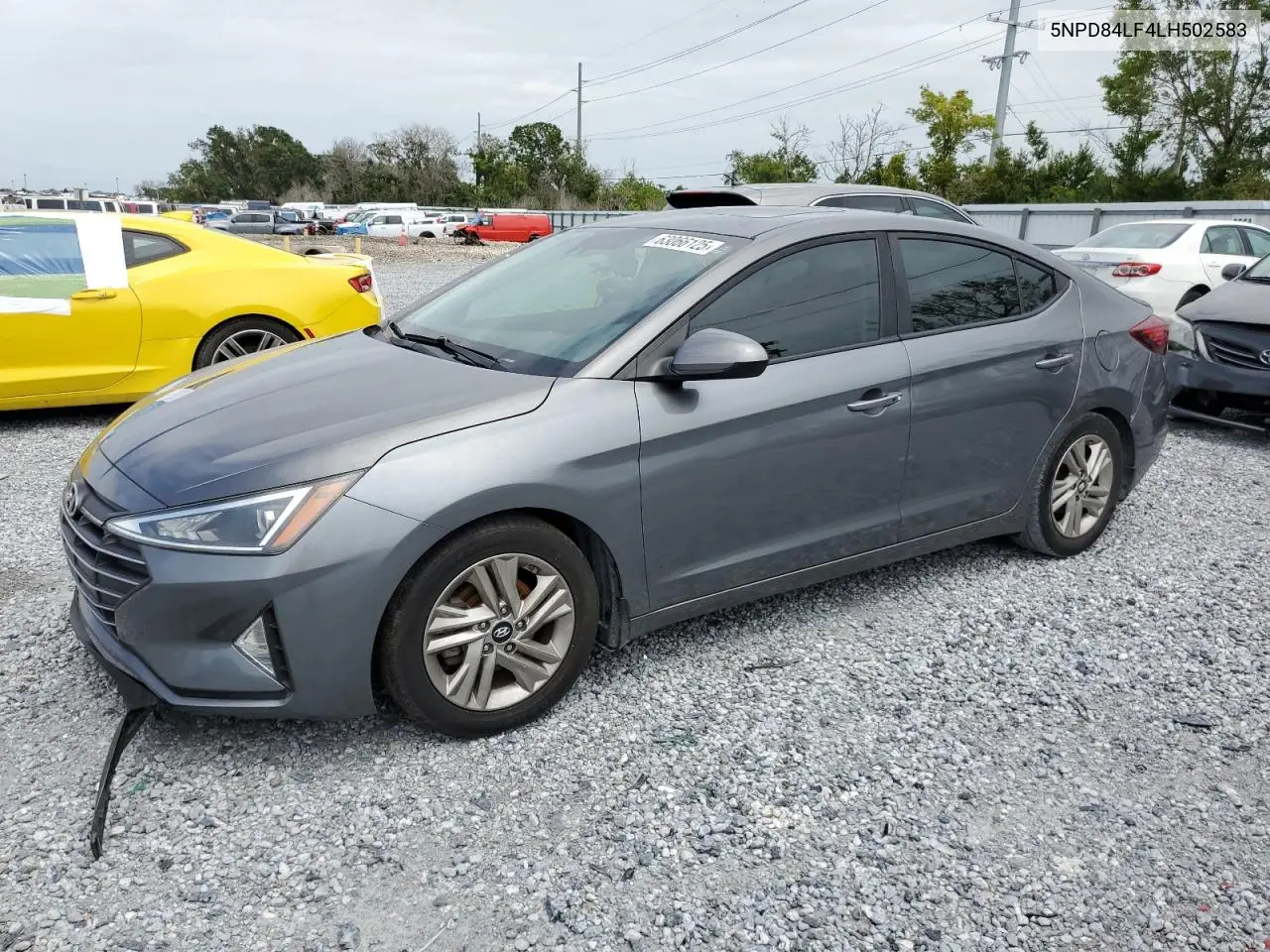 2020 Hyundai Elantra Sel VIN: 5NPD84LF4LH502583 Lot: 63066125