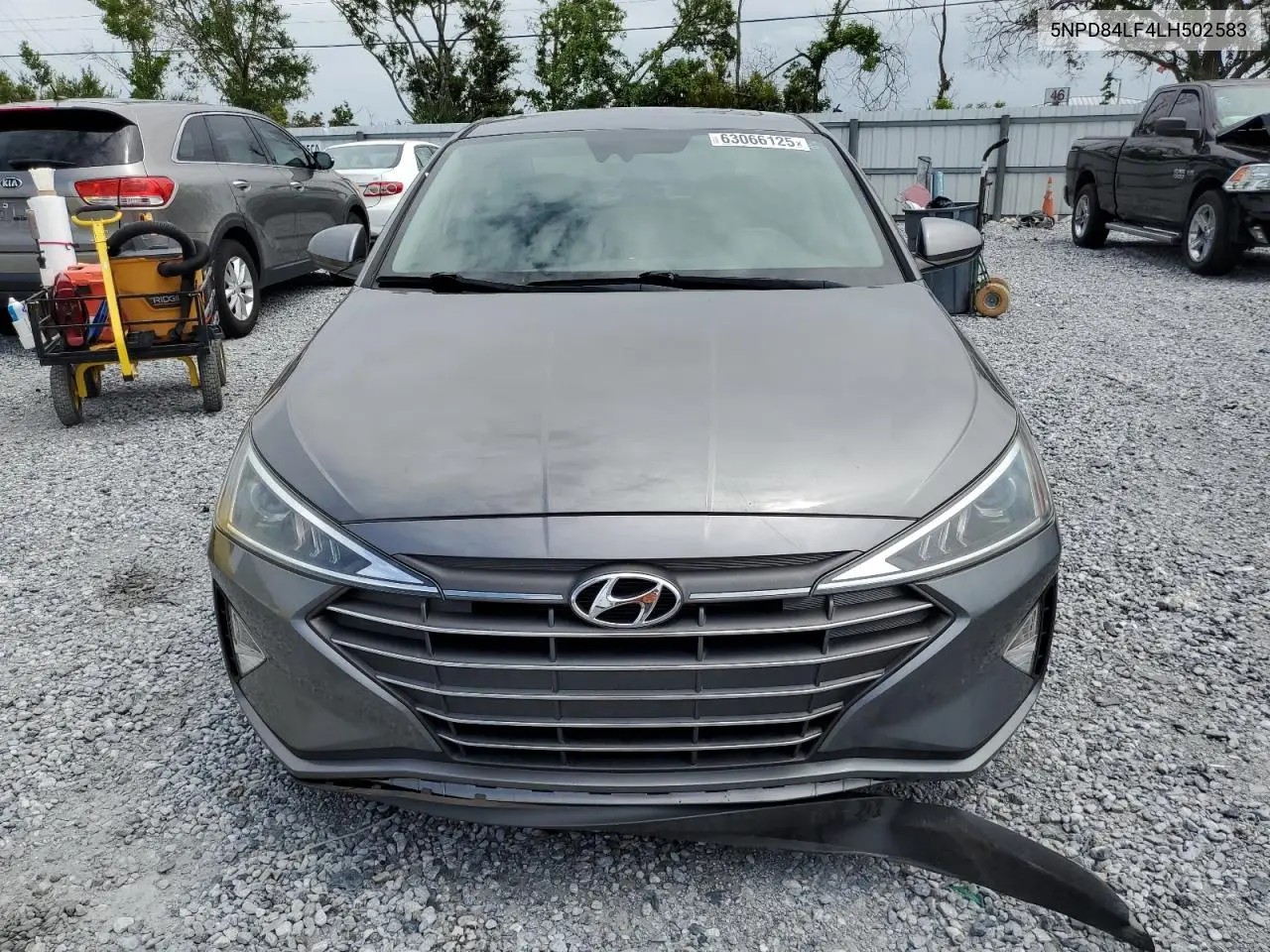 2020 Hyundai Elantra Sel VIN: 5NPD84LF4LH502583 Lot: 63066125