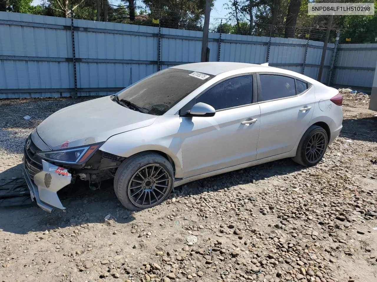 2020 Hyundai Elantra Sel VIN: 5NPD84LF1LH510298 Lot: 63185275