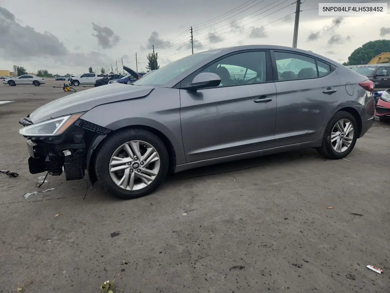 2020 Hyundai Elantra Sel VIN: 5NPD84LF4LH538452 Lot: 63259925