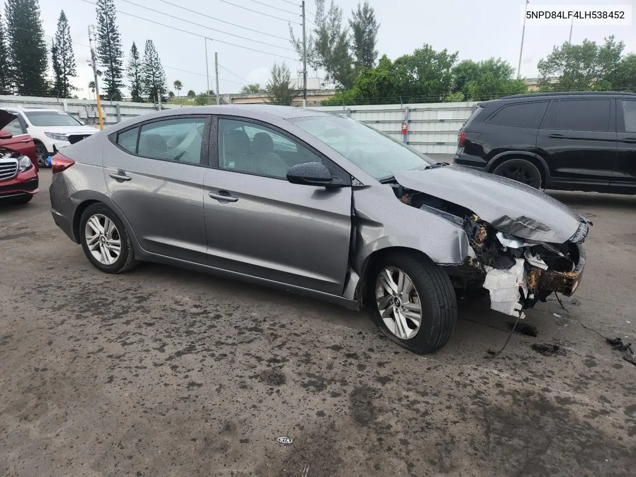 2020 Hyundai Elantra Sel VIN: 5NPD84LF4LH538452 Lot: 63259925