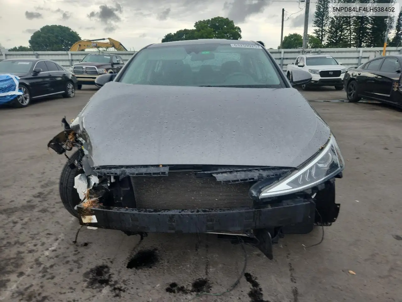 2020 Hyundai Elantra Sel VIN: 5NPD84LF4LH538452 Lot: 63259925